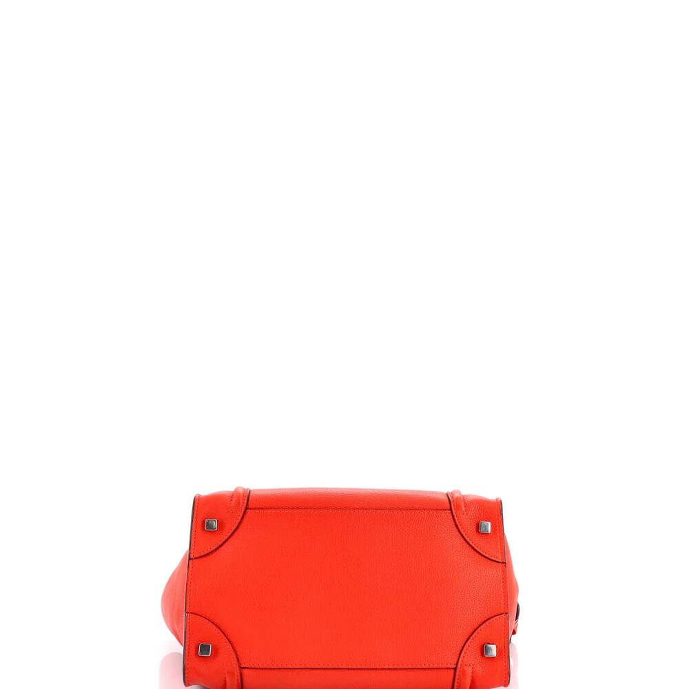 Celine Luggage Bag Grainy Leather Mini #203172C12B - Picture 4 of 9